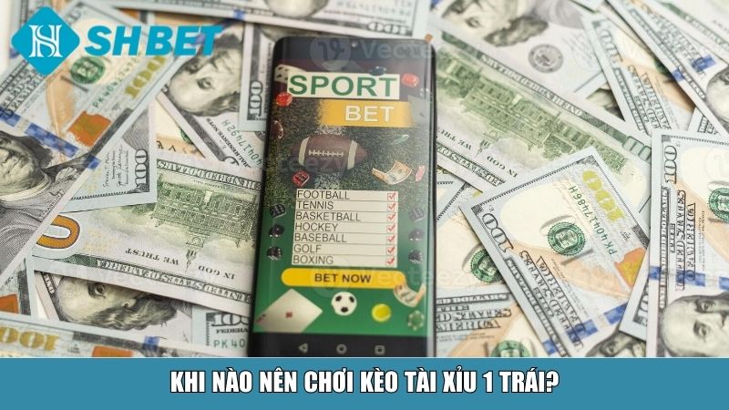Tài Xỉu 1 Trái Là Gì? Hướng Dẫn Chi Tiết Cho Người Mới Tại SHBET 10 Khi nào nên chơi kèo tài xỉu 1 trái?